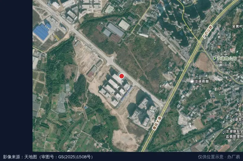 广东科鑫数字经济产业园卫星位置示意图