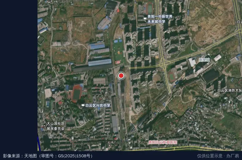 七冶物流园卫星位置示意图