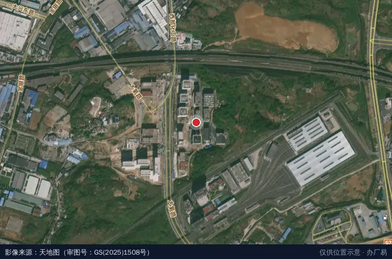 贵阳白云医疗器械产业园(装修中)卫星位置示意图