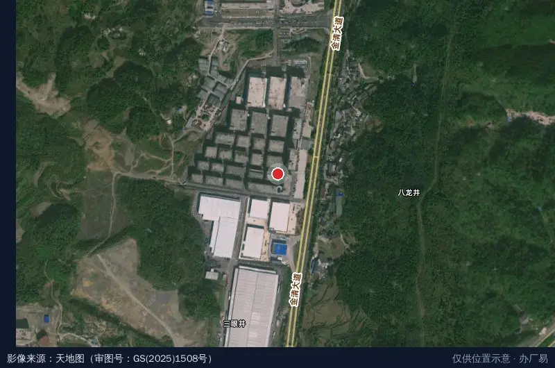 贵阳市观山湖区智能制造产业园卫星位置示意图