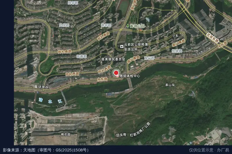 织巢人家居产业园卫星位置示意图