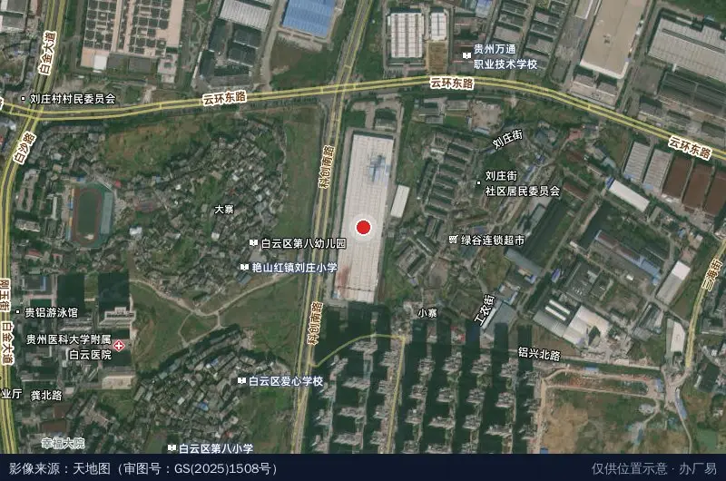 嘉盈新能源产业园卫星位置示意图