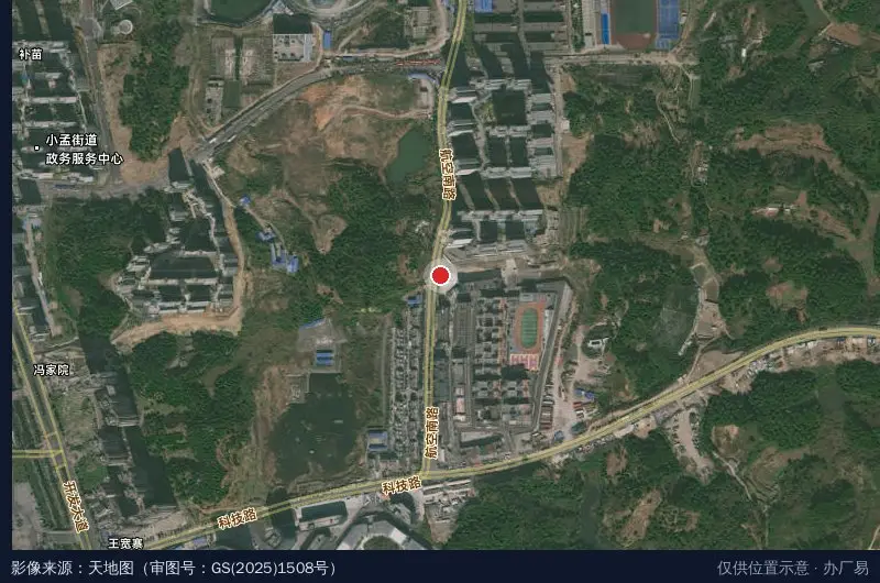 同为产业园卫星位置示意图
