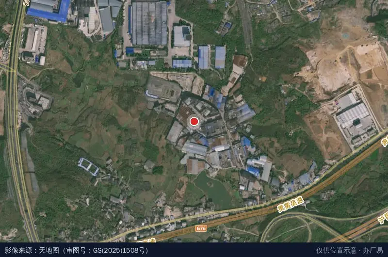 超诚工业园卫星位置示意图