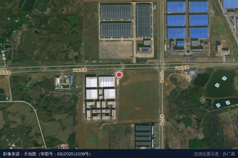 中新智地(句容)智能制造产业园卫星位置示意图