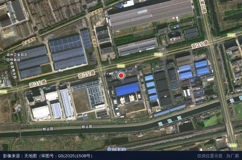 镇江华纳科技产业园卫星位置示意图