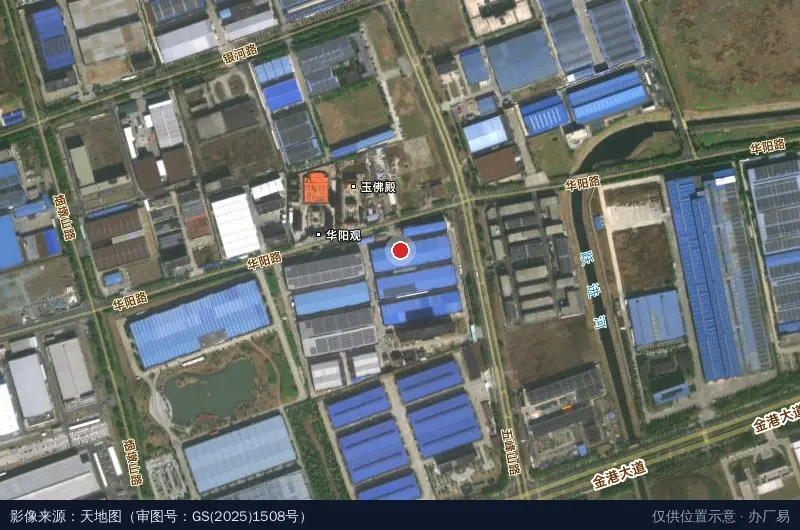 镇江金博通科技园卫星位置示意图