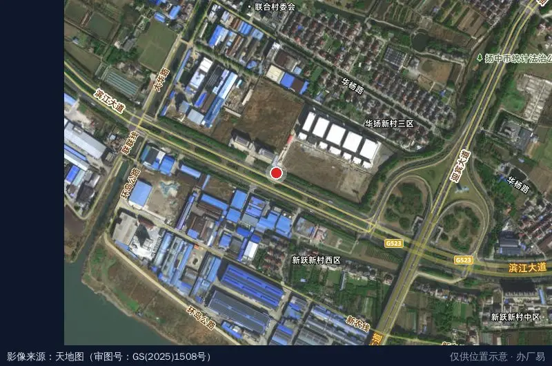 苏大天宫高端装备标准化工业园区卫星位置示意图