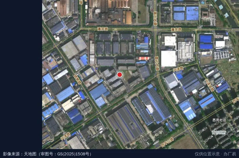江苏文化科技产业园卫星位置示意图