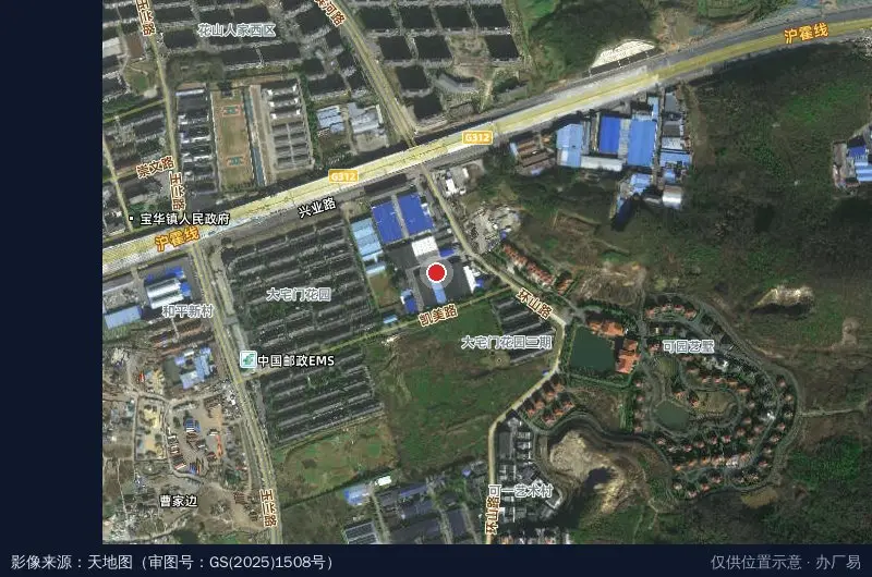 东发物流园卫星位置示意图