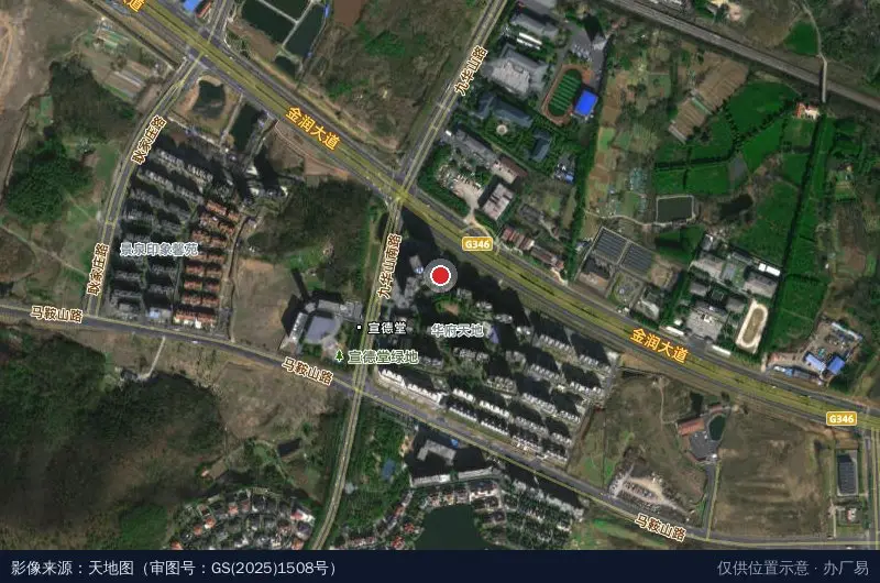 镇江(丹徒)人力资源服务产业园卫星位置示意图