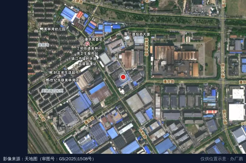 恩华国际产业园卫星位置示意图