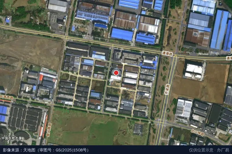 丹阳市开发区光明眼镜厂卫星位置示意图