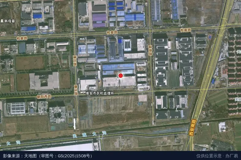 复星医疗器械产业园卫星位置示意图