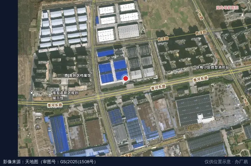 江苏鑫腾盛工业园二期卫星位置示意图