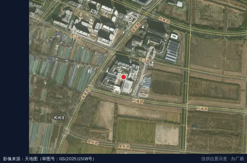 淮安能源总部经济产业园卫星位置示意图