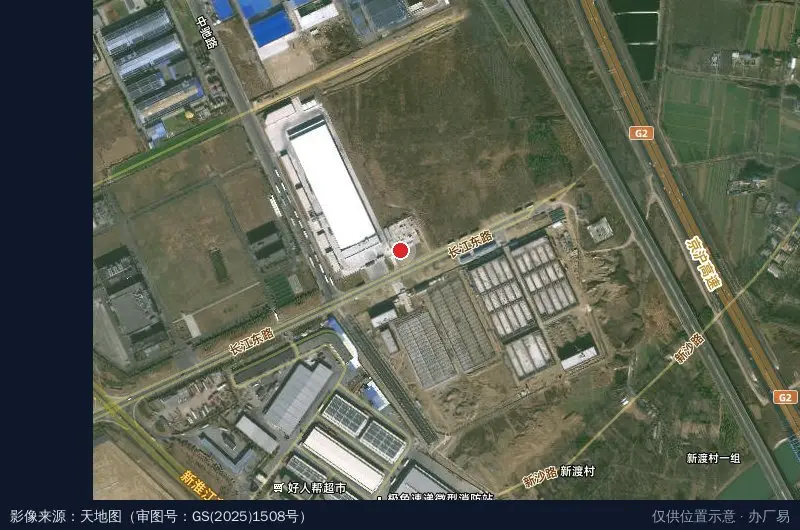 淮安曼恩斯特产业园1期卫星位置示意图