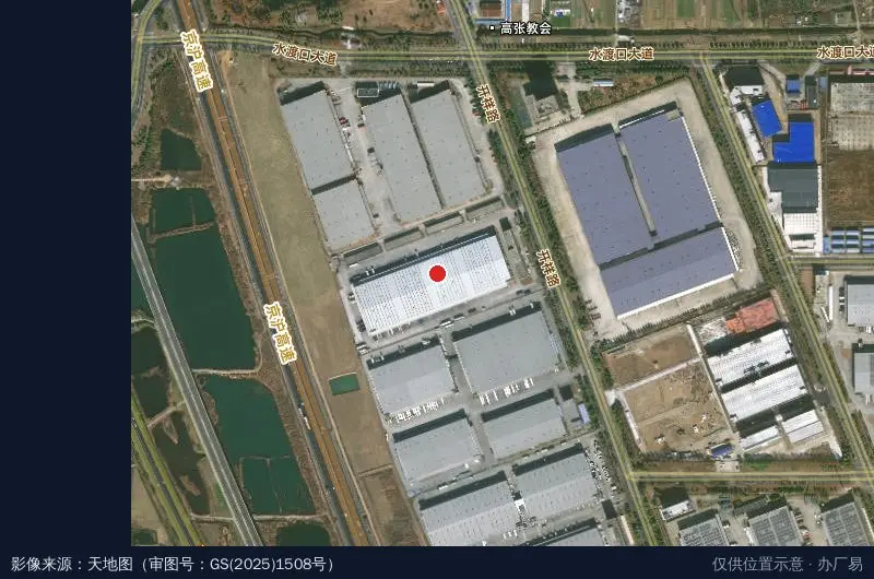 宇矗产业园卫星位置示意图