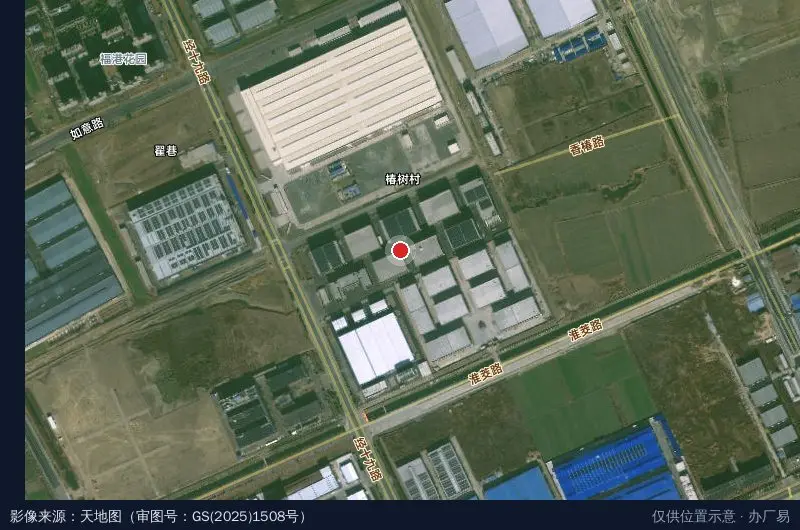 江苏润阳产业园开发有限公司卫星位置示意图