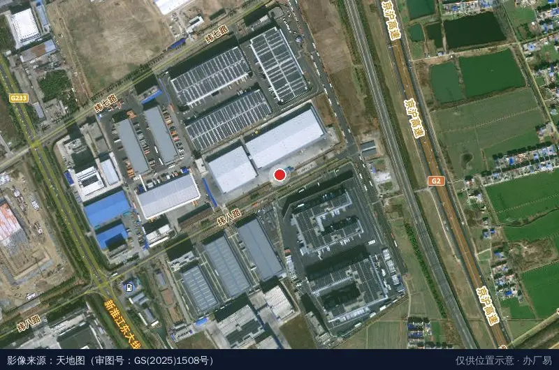 德邦淮安电商智慧产业园卫星位置示意图