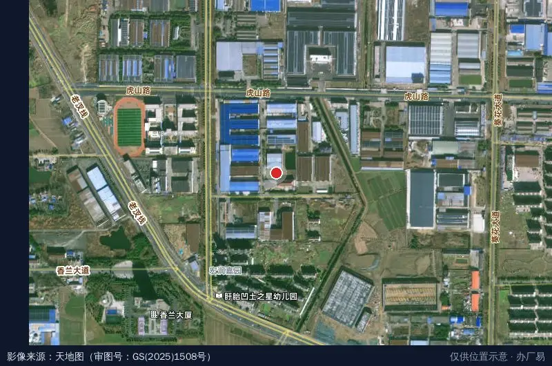 江苏中泽科技产业园卫星位置示意图