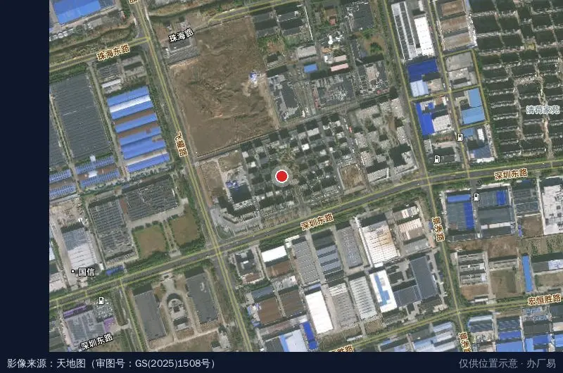 淮安恒盛科技园卫星位置示意图