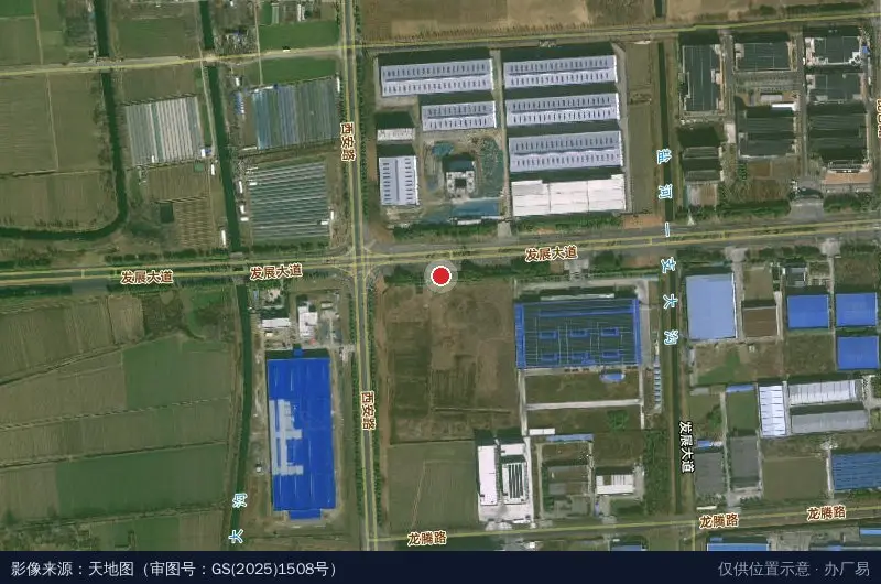中江淮安智车科技园卫星位置示意图