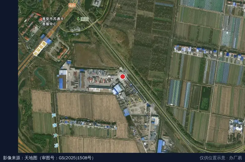 聚盟物流园卫星位置示意图