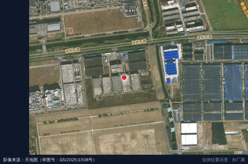 鑫盛丰智能产业园卫星位置示意图