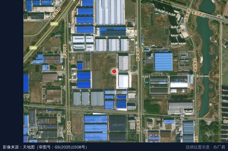 江苏新贝斯特智能制造产业园卫星位置示意图