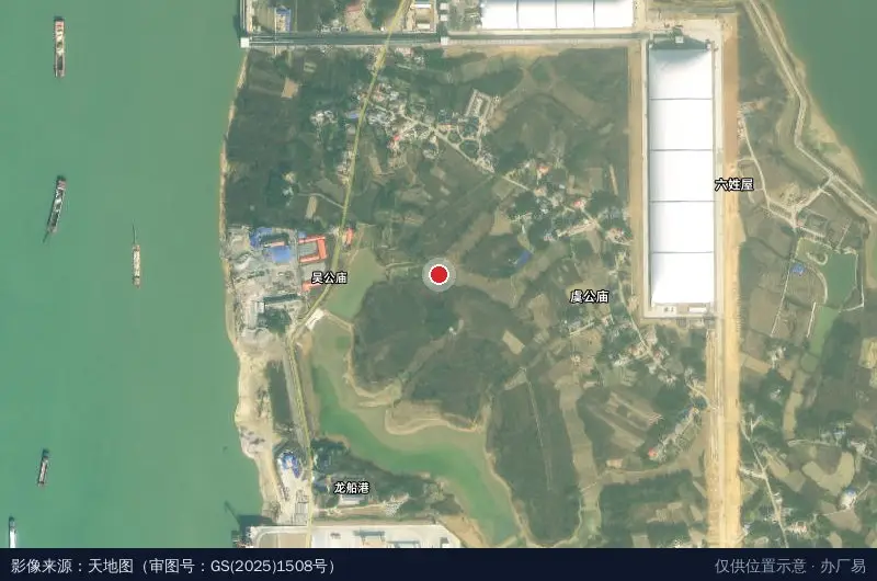 长沙临港产业园卫星位置示意图