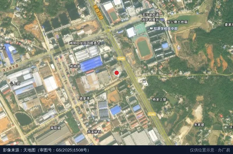 金甸甸科技产业园卫星位置示意图