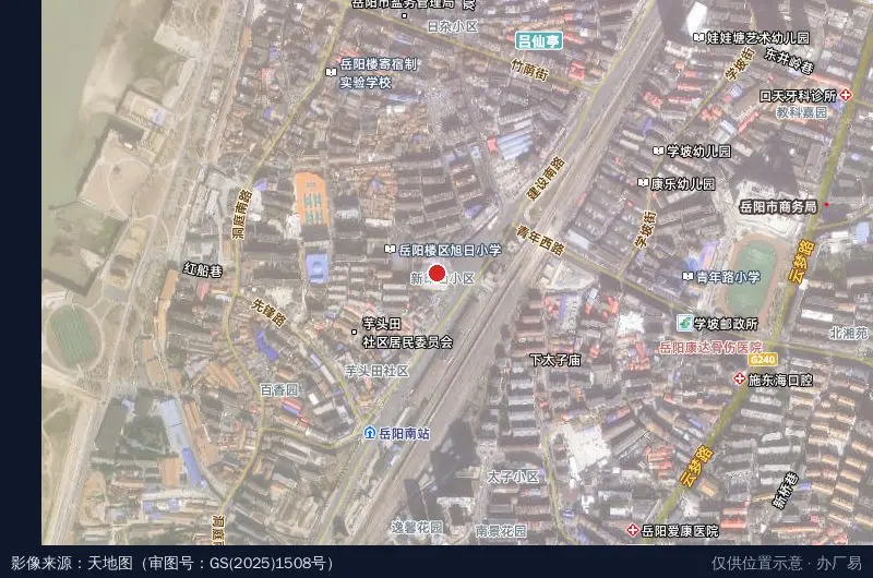 青企汇(岳阳)产业园卫星位置示意图