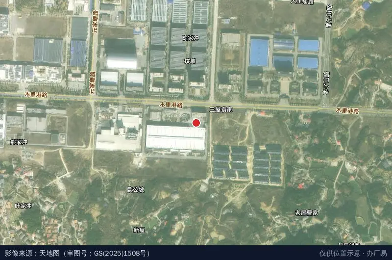 中富杭萧钢结构装配式建筑产业园卫星位置示意图