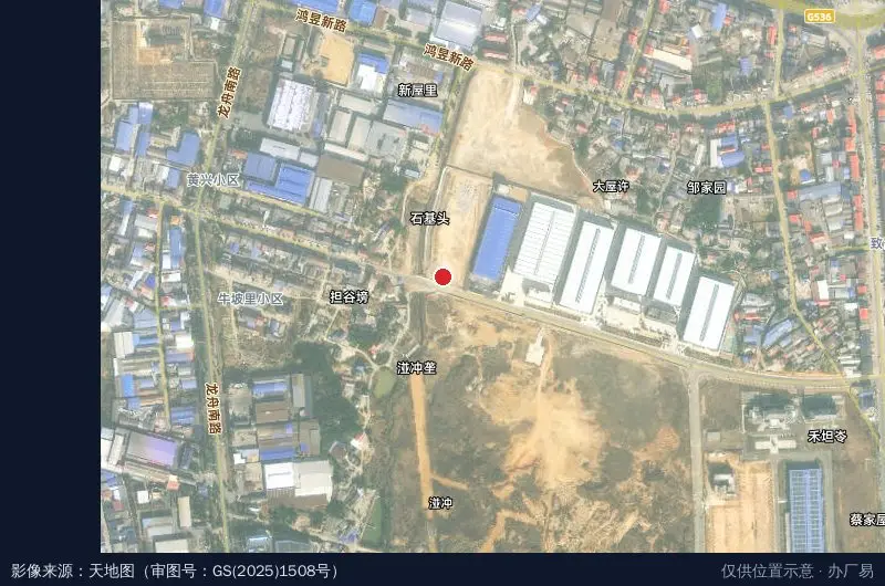 尚马科技装备制造与再制造产业园卫星位置示意图