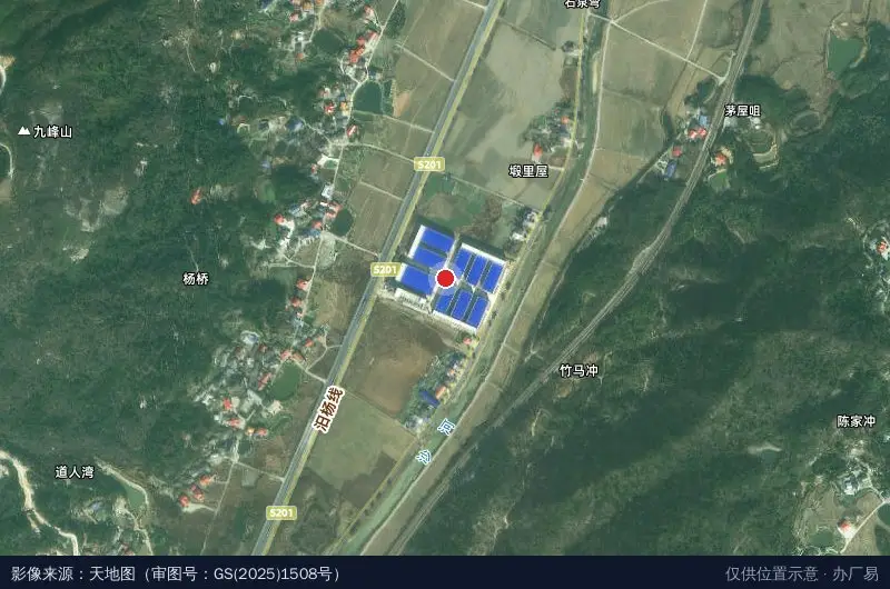 富昇智谷科技产业基地卫星位置示意图