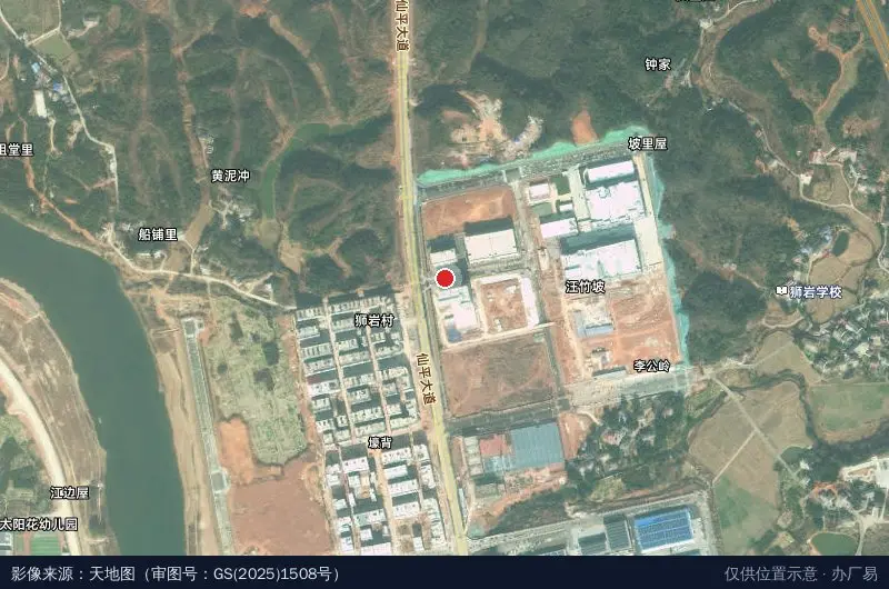 蒲公英(鑫龙邦)文化科技园卫星位置示意图