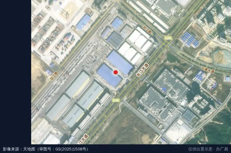 科德物流园卫星位置示意图