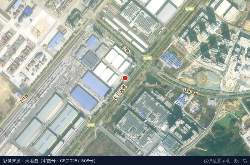 港龙国际物流卫星位置示意图