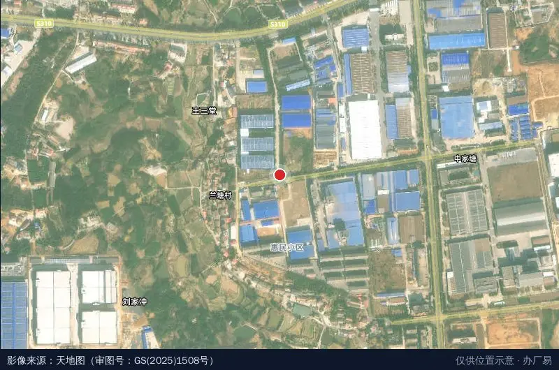 智能装备制造产业园卫星位置示意图