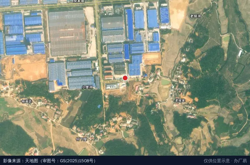 岳阳高新技术产业园区科技创新创业孵化基地卫星位置示意图