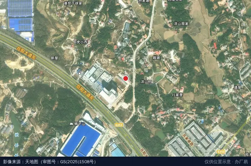 凯迪科技产业园(建设中)卫星位置示意图