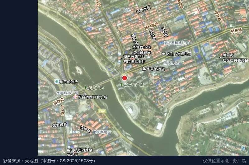 长江经济带国际电商产业园卫星位置示意图