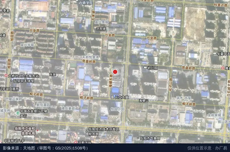 国家小型微型企业创业创新示范基地卫星位置示意图
