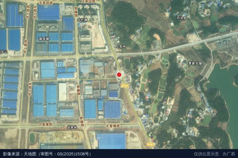 弼时科技产业园卫星位置示意图