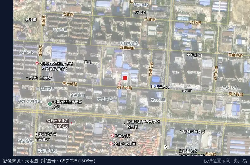 宇翔科技园卫星位置示意图