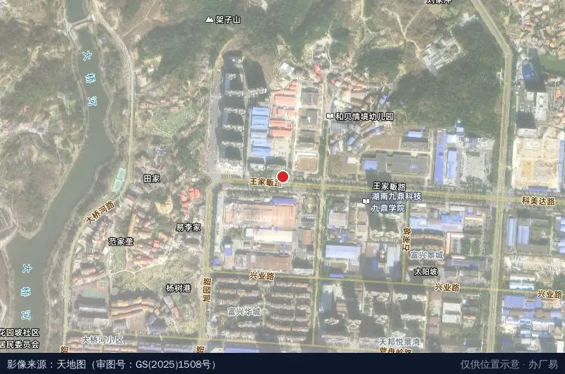 天元科技园卫星位置示意图