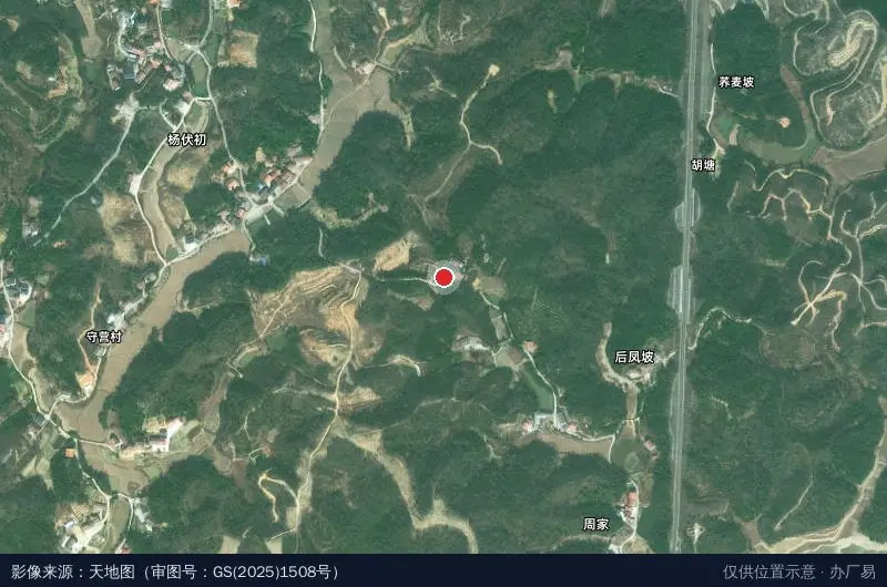 岳阳市岳阳经济技术开发区欣启源农民专业合作社卫星位置示意图
