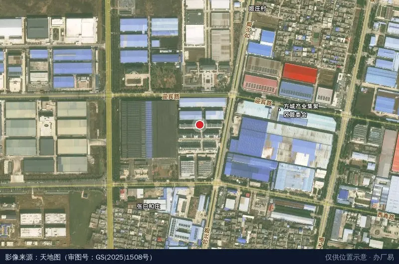产业集聚区创业园卫星位置示意图