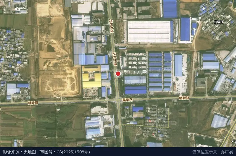 南阳中欧产业园(建设中)卫星位置示意图